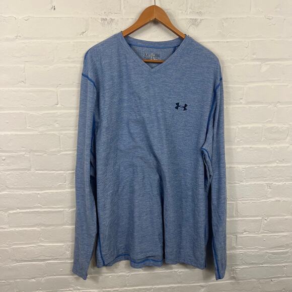 Under Armour Other - Under Armour Men's Crew Neck Pullover Sweatshirt Long Sleeve Blue Size XXL